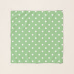 Foulard Point Polka de la pomme verte<br><div class="desc">Une belle teinte verte qui rappelle une pomme verte.   Certains produits incorporent également des pommes vertes assorties et des pois blancs.   Ils sont une toile vierge prête pour votre texte ou votre image.</div>