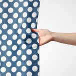Foulard Pois Bleus de la Marine, Motif à points Polka, poi<br><div class="desc">Cute,  amusant et adorable poka motif en bleu marine et blanc. Un cadeau moderne et tendance,  parfait pour l'amant pois dans votre vie.</div>