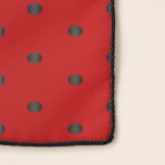Foulard Pois rouge et noir<br><div class="desc">Longue écharpe. Comporté dans un motif de point rouge et noir de polka. Fait avec le vecteur de haute résolution et/ou les graphiques numériques pour une copie professionnelle. NOTE : (C'EST UNE COPIE. Toutes les conceptions de produit de zazzle sont des "copies" sauf indication contraire sous la région "au sujet...</div>