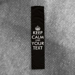 Foulard Restez calme et continuez - Créez votre propre<br><div class="desc">Faites votre propre personnalisation Conserver le calme et continuer sur le design en ajoutant du texte vous-même. C’est un slogan très populaire pour les amoureux du plaisir et pour tous.</div>
