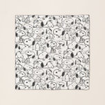 Foulard Snoopy Smile Giggle Laugh Pattern<br><div class="desc">Take a look at this super cute design featuring Snoopy fun various poses.</div>
