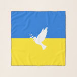 Foulard Soutenez l'Ukraine Scarf Dove drapeau ukrainien<br><div class="desc">Soutenir l'Ukraine Écarte la colombe de la paix - Liberté - Paix - Solidarité - Écart drapeau ukrainien - Fort ensemble - Victoire de la liberté ! Faisons du monde un endroit meilleur - tout le monde ensemble ! Un monde meilleur commence - dépend - a besoin de VOUS aussi!...</div>