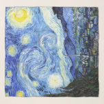 Foulard Starry Night Van Gogh Impressionnisme Chiffon Scar<br><div class="desc">Magnifique     Impressionismvintage fine     peinture de la Nuit étoilée,  de Vincent Van Gogh,           est sur ce Chiffon Scarf.  L'image est du domaine public en raison du copyright expiré.</div>