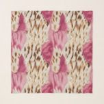 Foulard Stylish Girly Rose White Gold Zebra<br><div class="desc">Style Girly Rose Or Blanc Zèbre</div>