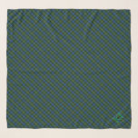 Foulard Tartan officiel Fergusson avec monogramme / initia<br><div class="desc">Cette élégante écharpe en mousseline présente le tartan officiel Fergusson de 1830. Il a du texte modèle pour vos initiales monogrammes afin que vous puissiez facilement en faire votre propre. Le clan Fergusson a la devise Dulcius ex asperis (Sweeter hors de difficulté). Le plaid Fergusson est un tartan clan /...</div>