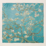 Foulard Van Gogh, Fleurs d'amandes, Bleu Turquoise à St. R<br><div class="desc">Van Gogh Almond Blossoms à St. Remy</div>
