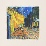 Foulard Van Gogh - Terrasse Café<br><div class="desc">Cafe Terrace, célèbre peinture de Vincent van Gogh</div>