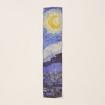 Foulard Vincent Van Gogh Starry Nuit Vintage Art<br><div class="desc">Vincent van Gogh Starry Night Art Peinture Starry Night est un tableau de l'artiste post-impressionniste néerlandais Vincent van Gogh. Le ciel bleu de la nuit est rempli de nuages tourbillonnants, d'étoiles et d'une lune brillante croissant. La Nuit étoilée est la seule nocturne de la série de vues depuis la fenêtre...</div>