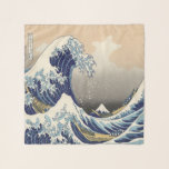 Foulard vintage japonais art paysage océanique grande vagu<br><div class="desc">art japonais vintage océan paysage de mer la grande vague accessoires de mode. tatouage japonais ukiyo e accessoires de mode.</div>