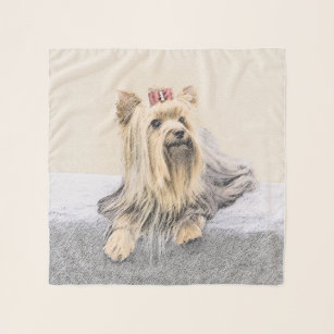 Foulard Yorkshire Terrier Peinture - Cute Original Chien A