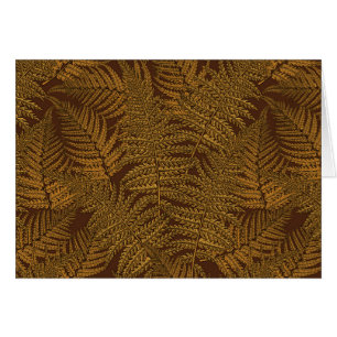 Foule automnale sur brun