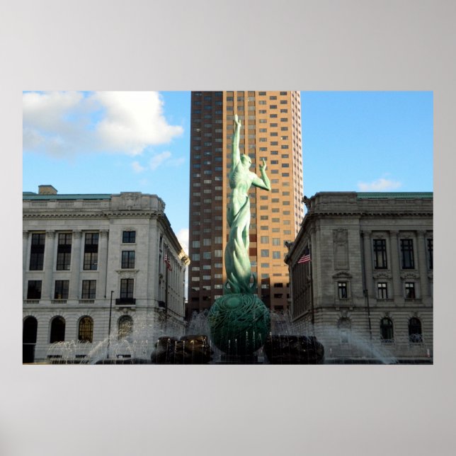 Fountain (Cleveland OH) Poster (Devant)