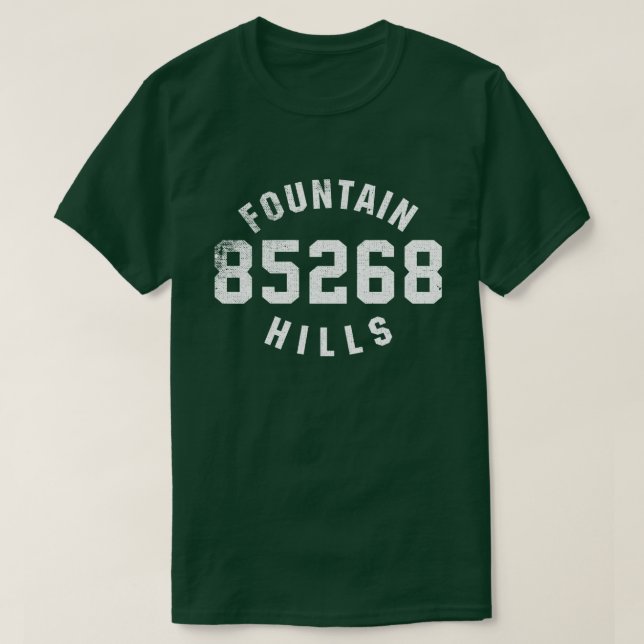 Fountain Hills 85268 T-shirt (en détresse) (Design devant)