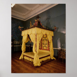 Four Poster Bed, style chinois, années 1750