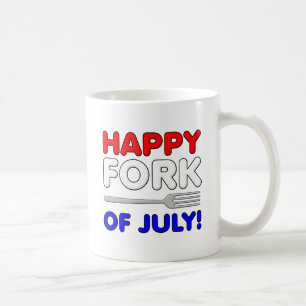 Fourchette de juillet mug drôle