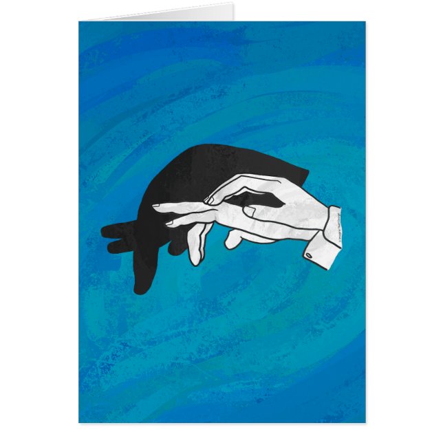 Fourmilier ombre sur bleu (Devant)