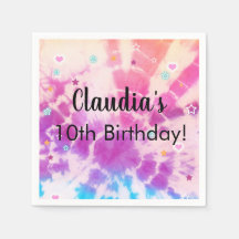 Fourniture de serviettes en papier pour anniversai