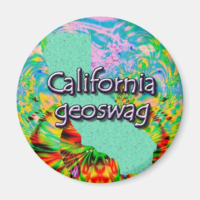 Fournitures californiennes géocaching Magnet Geosw (Devant)