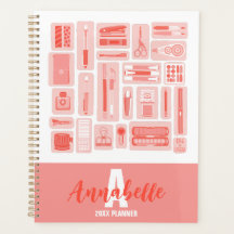 Fournitures d'art mignonnes Motif illustré Coral R