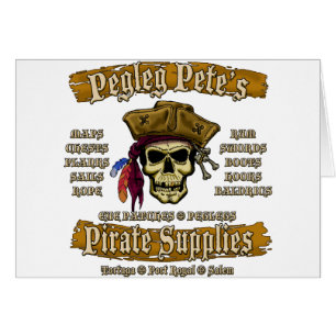 Fournitures de pirates de Pegleg Pete
