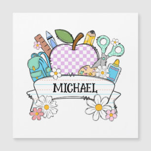 Fournitures de retour à l'école personnalisées ave