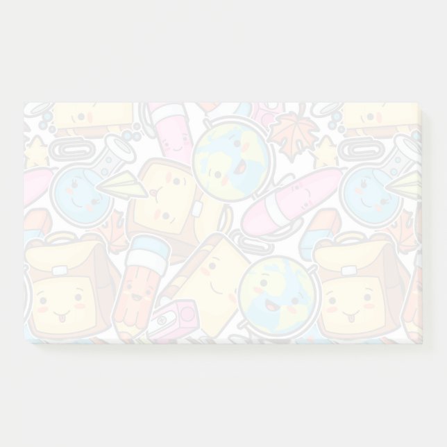 Fournitures scolaires Notes post-it du Motif (Devant)