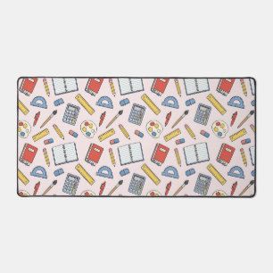 Fournitures scolaires rose pastel Mignon Motif est