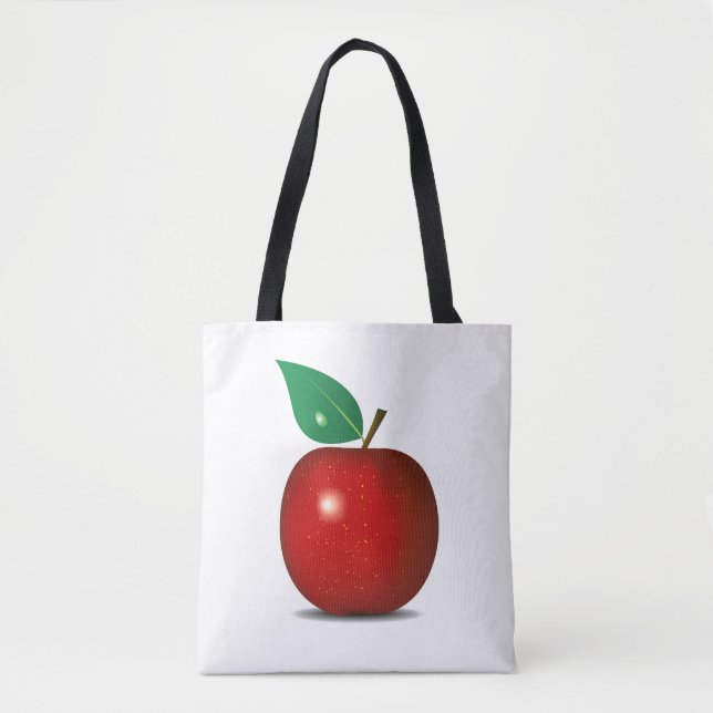 Fourre-tout d'Apple saine et fraîche / Sac d'achat (Devant)