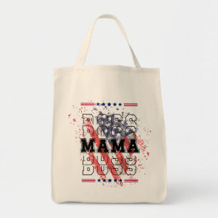 Fourre-tout patriotique de Boss Mama Sac en toil