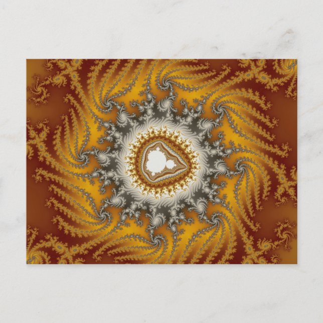 Fourrure - Carte postale fractale (Devant)