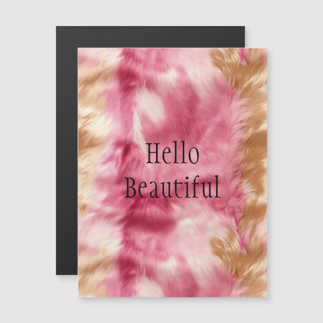 Fourrure d'or rose (Devant / Derrière)