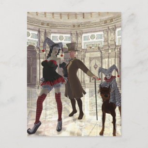 foutre en costume carte postale