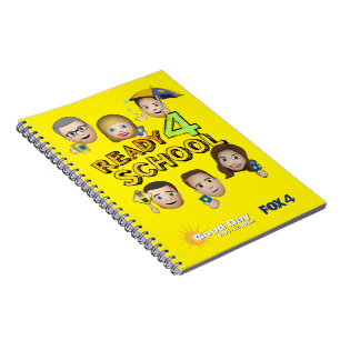 FOX 4 Bal Day Emoji Spiral Carnet