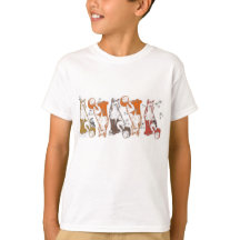 Fox and friends tshirt for boys and girls.