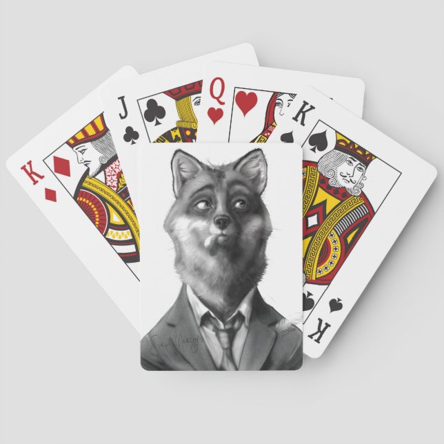 Fox Deck de cartes de jeu (dos)