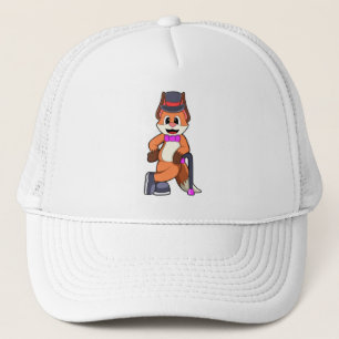 Fox en Gentleman avec Casquette et bâton