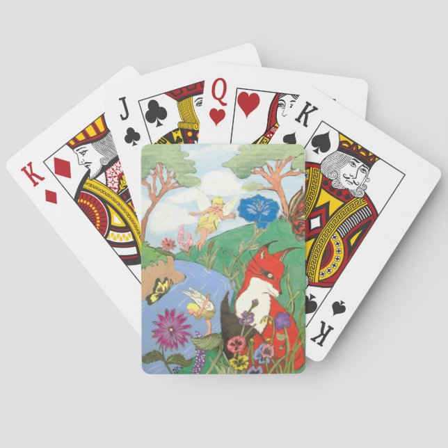 Fox et les cartes de jeu de la fée (dos)