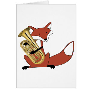 Fox jouant l'euphonium