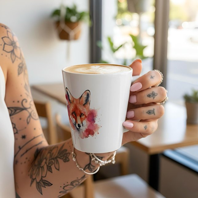 Fox Latte Mug (Créateur téléchargé)