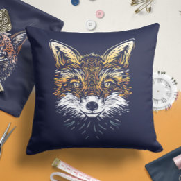 Fox | Oreillers à lancer d'animaux forestiers