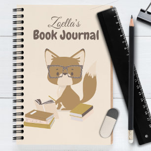 Fox Reading Journal critique livre personnalisé