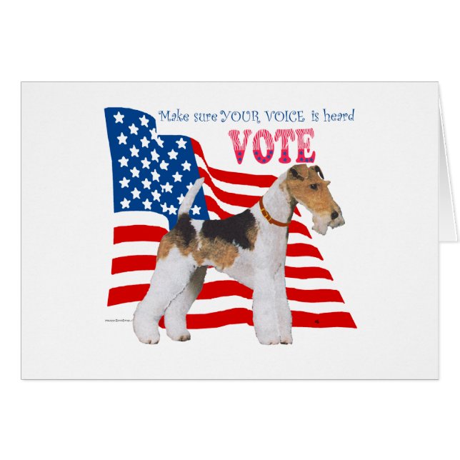 Fox-Terrier à poil dur VOTE (Devant horizontal)