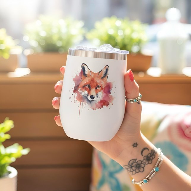 Fox Thermal Wine Tumbler (Créateur téléchargé)