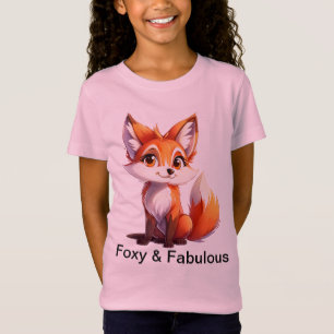 Foxy et Fabulous - mignon T-shirt Fox pour les fil