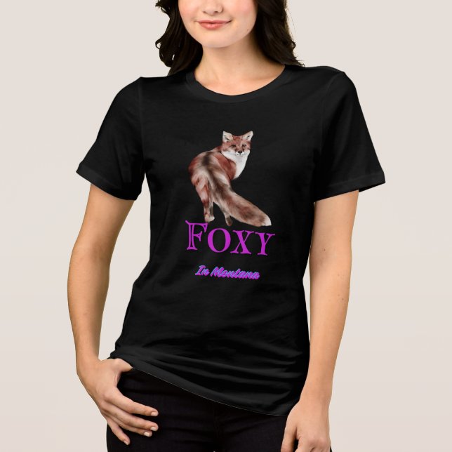 Foxy femmes dans le Tshirt Montana (Recto)
