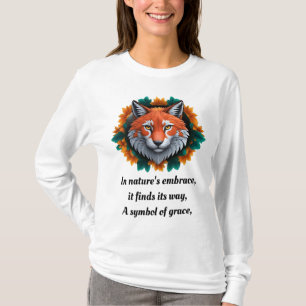 "Foxy Flair : T-shirt Fox vibrant"