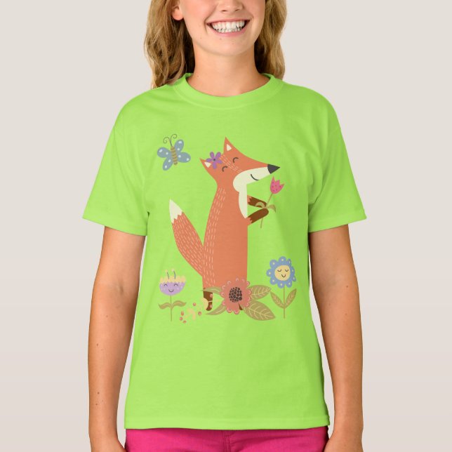 Foxy Forest TShirt T-shirt Fox (Devant)