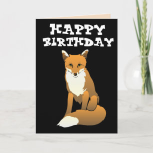 FOXY ! FOX HEUREUSES CARTES D'ANNIVERSAIRE