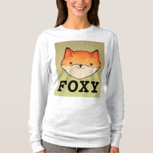 FOXY LADIES FUNNY FOX T-SHIRTS