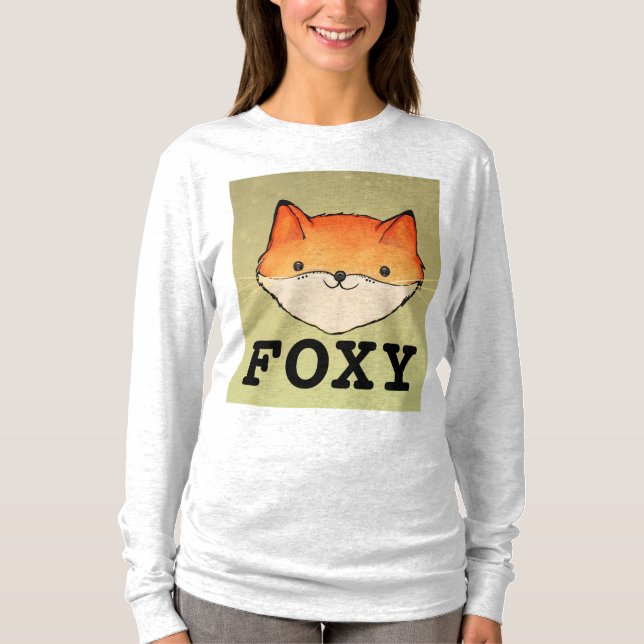 FOXY LADIES FUNNY FOX T-SHIRTS (Devant)